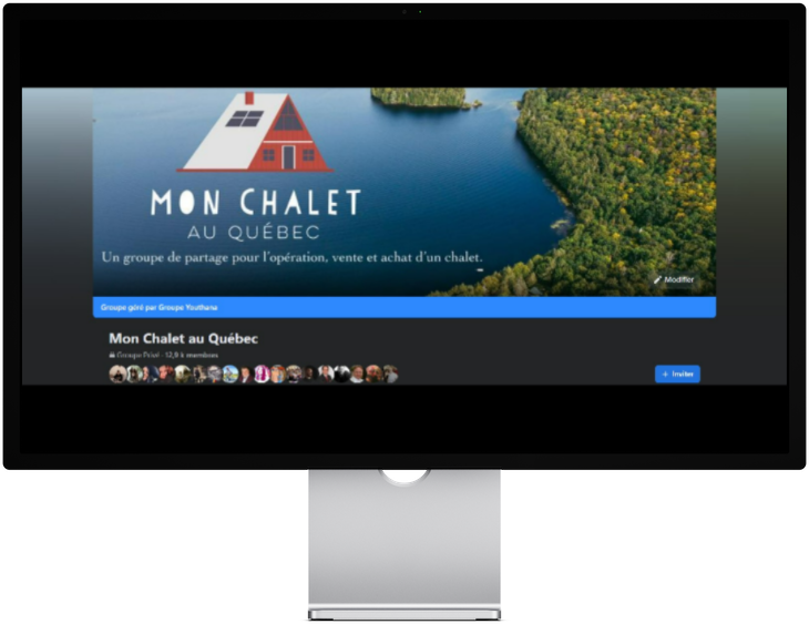 image moockup mon chalet au qubec